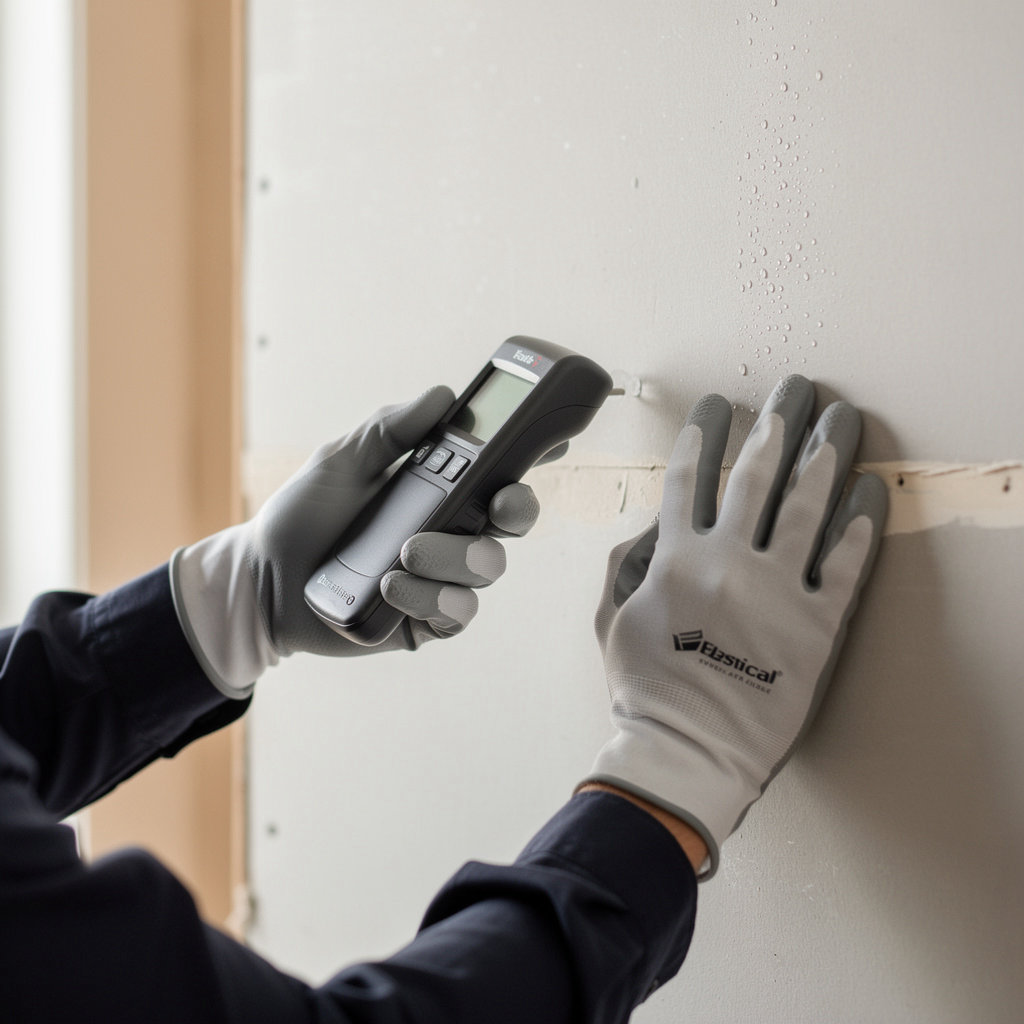 Ambriz Restoration IICRC certified technician using state-of-the-art equipment for water damage restoration in Chula Vista